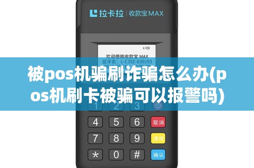 被pos机骗刷诈骗怎么办(pos机刷卡被骗可以报警吗)