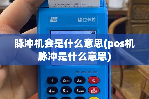 脉冲机会是什么意思(pos机脉冲是什么意思)