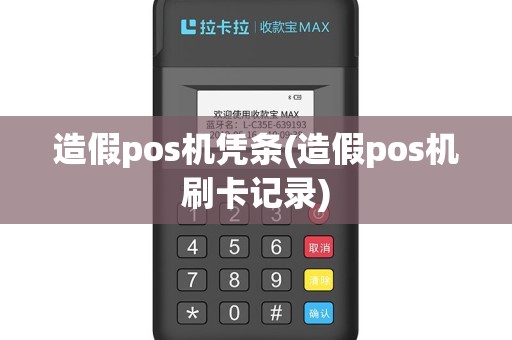 造假pos机凭条(造假pos机刷卡记录)