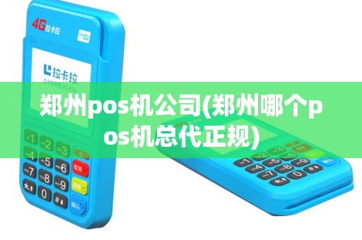 郑州pos机公司(郑州哪个pos机总代正规)
