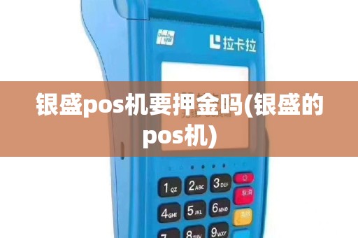 银盛pos机要押金吗(银盛的pos机)