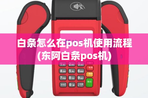 白条怎么在pos机使用流程(东阿白条pos机)