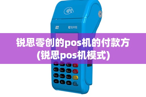 锐思零创的pos机的付款方(锐思pos机模式)