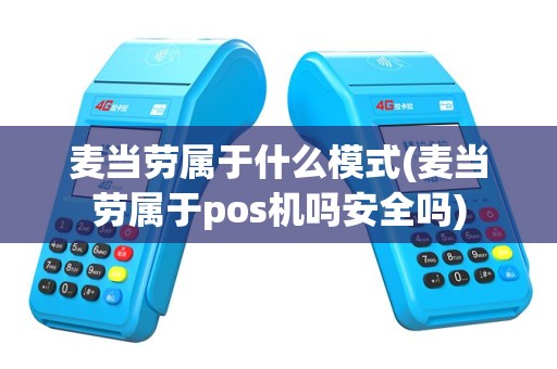 麦当劳属于什么模式(麦当劳属于pos机吗安全吗)
