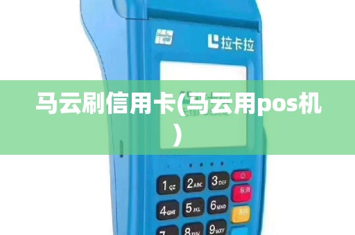 马云刷信用卡(马云用pos机)