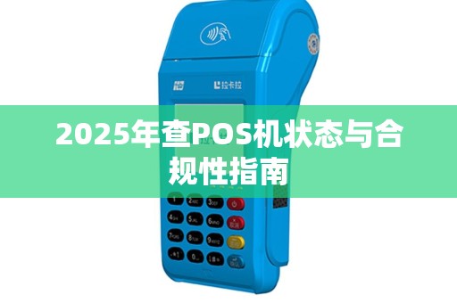 2025年查POS机状态与合规性指南