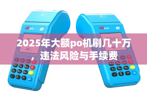 2025年大额po机刷几十万，违法风险与手续费