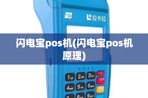 闪电宝pos机(闪电宝pos机原理)