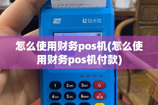 怎么使用财务pos机(怎么使用财务pos机付款)