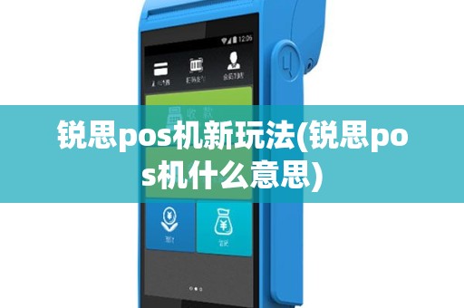 锐思pos机新玩法(锐思pos机什么意思)