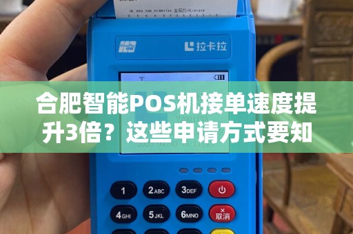 合肥智能POS机接单速度提升3倍？这些申请方式要知道！
