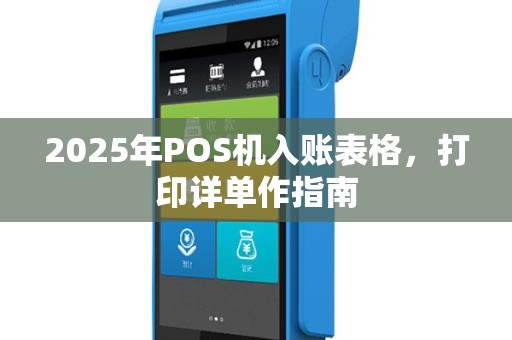 2025年POS机入账表格，打印详单作指南