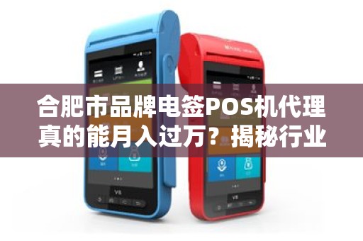 合肥市品牌电签POS机代理真的能月入过万？揭秘行业背后的真相！