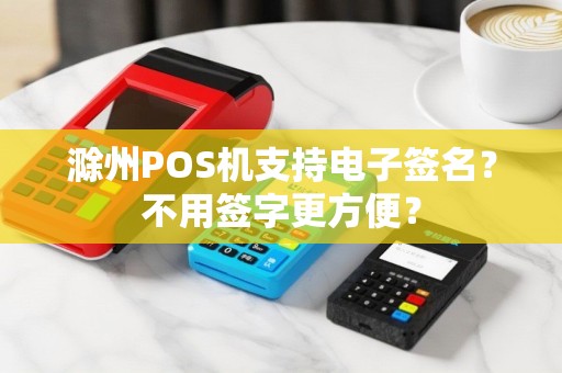 滁州POS机支持电子签名？不用签字更方便？