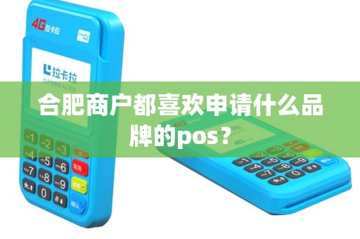 合肥商户都喜欢申请什么品牌的pos？