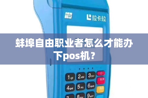 蚌埠自由职业者怎么才能办下pos机？