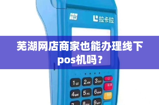 芜湖网店商家也能办理线下pos机吗？