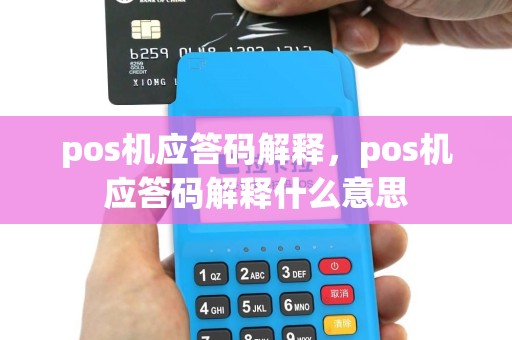 pos机应答码解释，pos机应答码解释什么意思