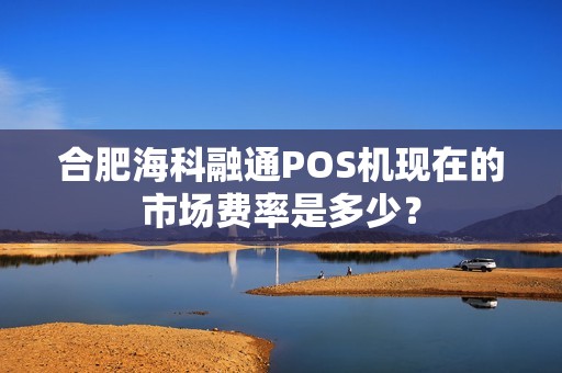 合肥海科融通POS机现在的市场费率是多少？