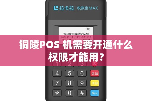 铜陵POS 机需要开通什么权限才能用？