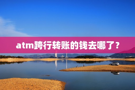 atm跨行转账的钱去哪了？