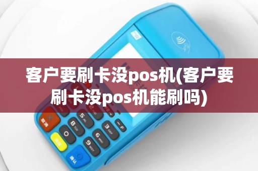 客户要刷卡没pos机(客户要刷卡没pos机能刷吗)