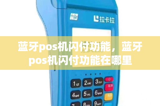蓝牙pos机闪付功能，蓝牙pos机闪付功能在哪里
