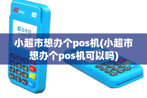 小超市想办个pos机(小超市想办个pos机可以吗)