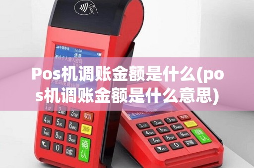 Pos机调账金额是什么(pos机调账金额是什么意思)