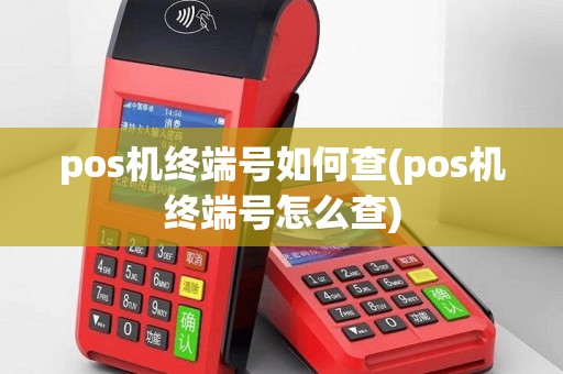 pos机终端号如何查(pos机终端号怎么查)