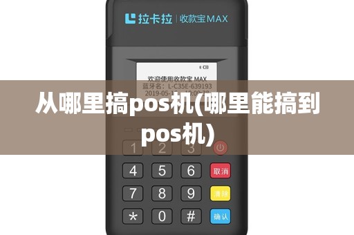 从哪里搞pos机(哪里能搞到pos机)