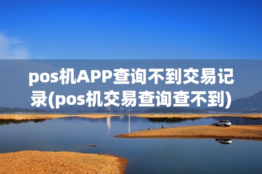 pos机APP查询不到交易记录(pos机交易查询查不到)