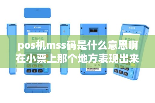 pos机mss码是什么意思啊在小票上那个地方表现出来