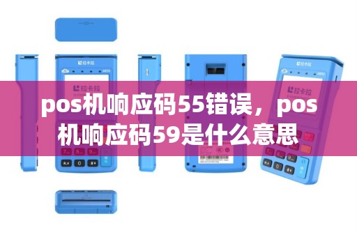 pos机响应码55错误，pos机响应码59是什么意思