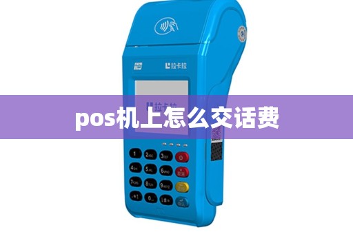 pos机上怎么交话费