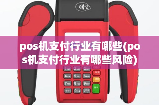 pos机支付行业有哪些(pos机支付行业有哪些风险)