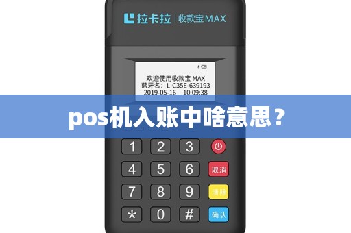 pos机入账中啥意思？