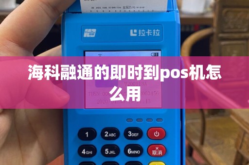 海科融通的即时到pos机怎么用