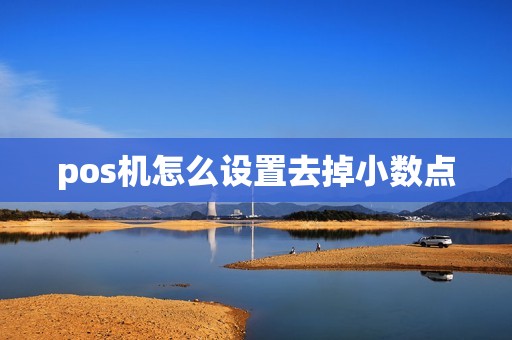 pos机怎么设置去掉小数点