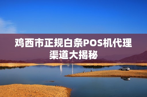 鸡西市正规白条POS机代理渠道大揭秘