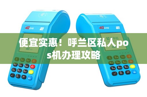 便宜实惠！呼兰区私人pos机办理攻略