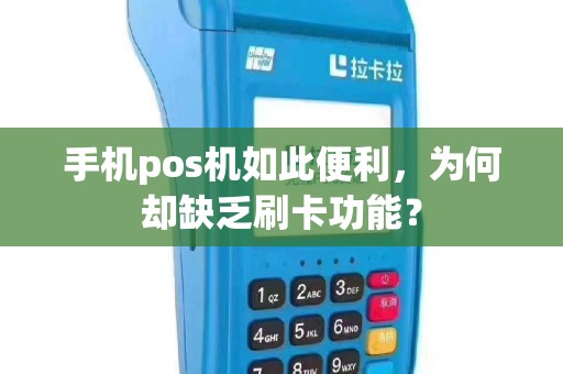 手机pos机如此便利，为何却缺乏刷卡功能？