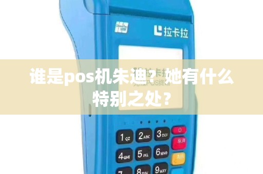 谁是pos机朱迪？她有什么特别之处？