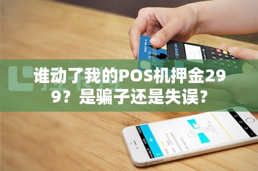 谁动了我的POS机押金299？是骗子还是失误？