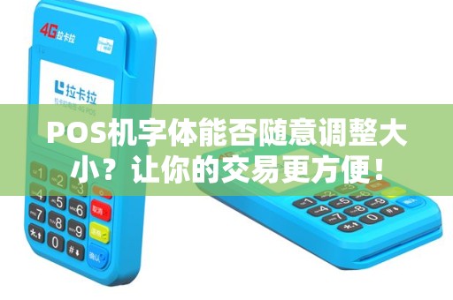 POS机字体能否随意调整大小？让你的交易更方便！