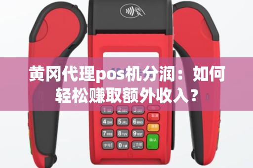 黄冈代理pos机分润：如何轻松赚取额外收入？