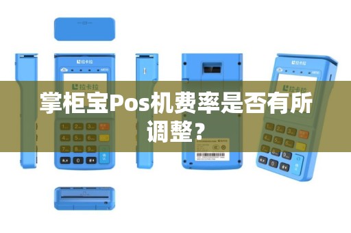 掌柜宝Pos机费率是否有所调整？