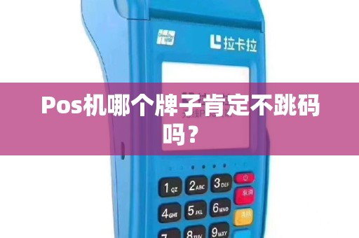 Pos机哪个牌子肯定不跳码吗？