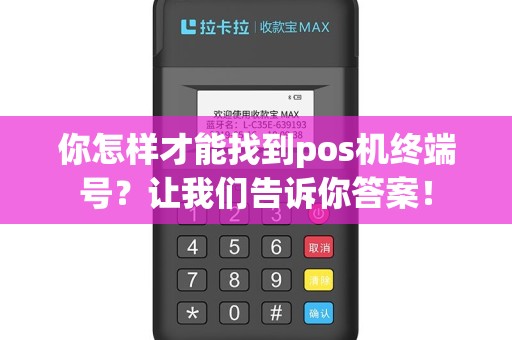 你怎样才能找到pos机终端号？让我们告诉你答案！