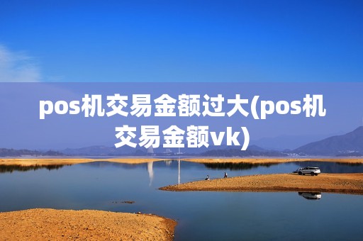 pos机交易金额过大(pos机交易金额vk)